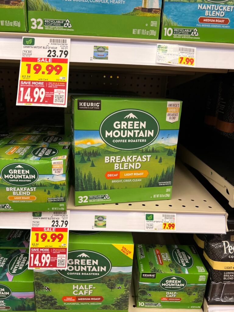 Green Mountain, Donut House and McCafe Coffee Kroger Shelf image