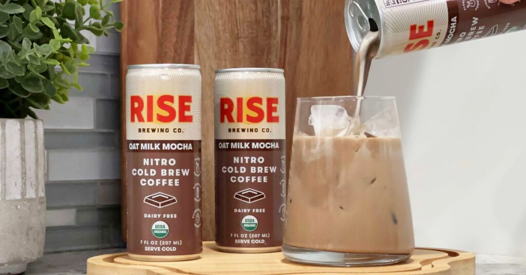 RIse Nitro Cold Brew Oat Milk Mocha Kroger