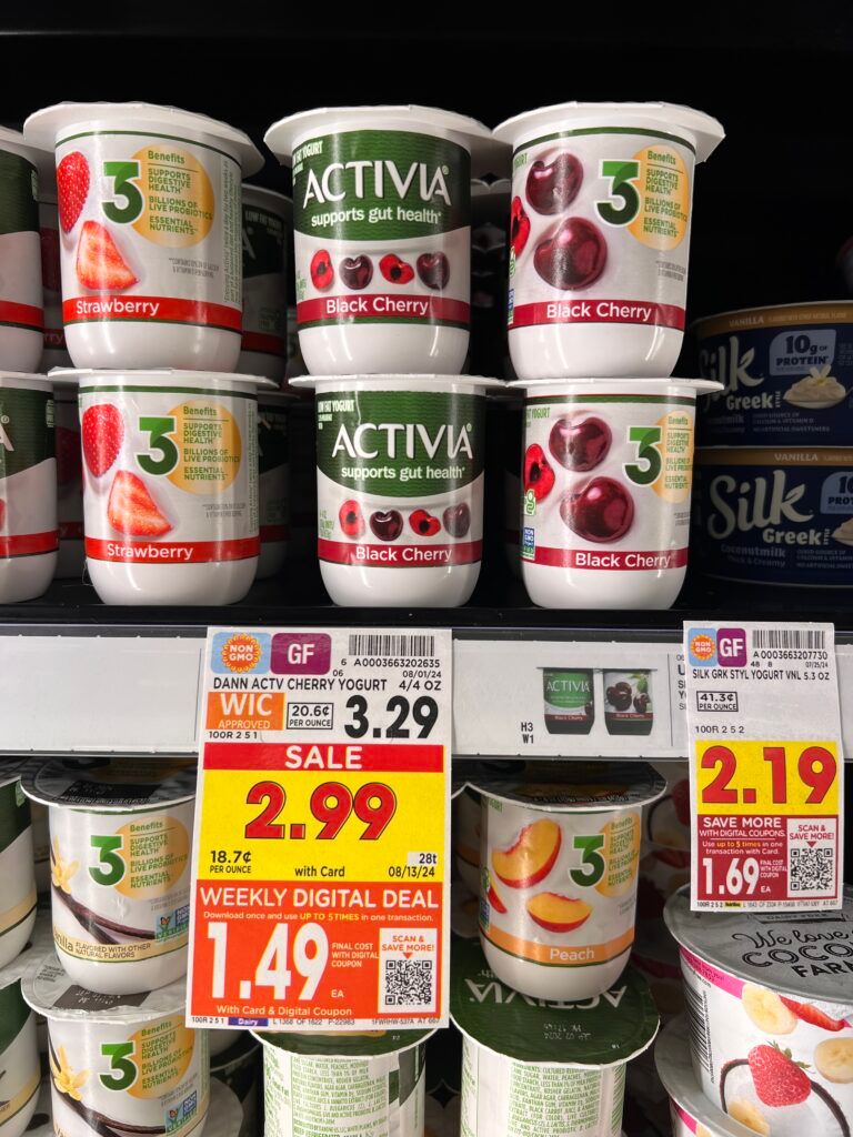 activia, danimals and yocrunch kroger shelf image (1)