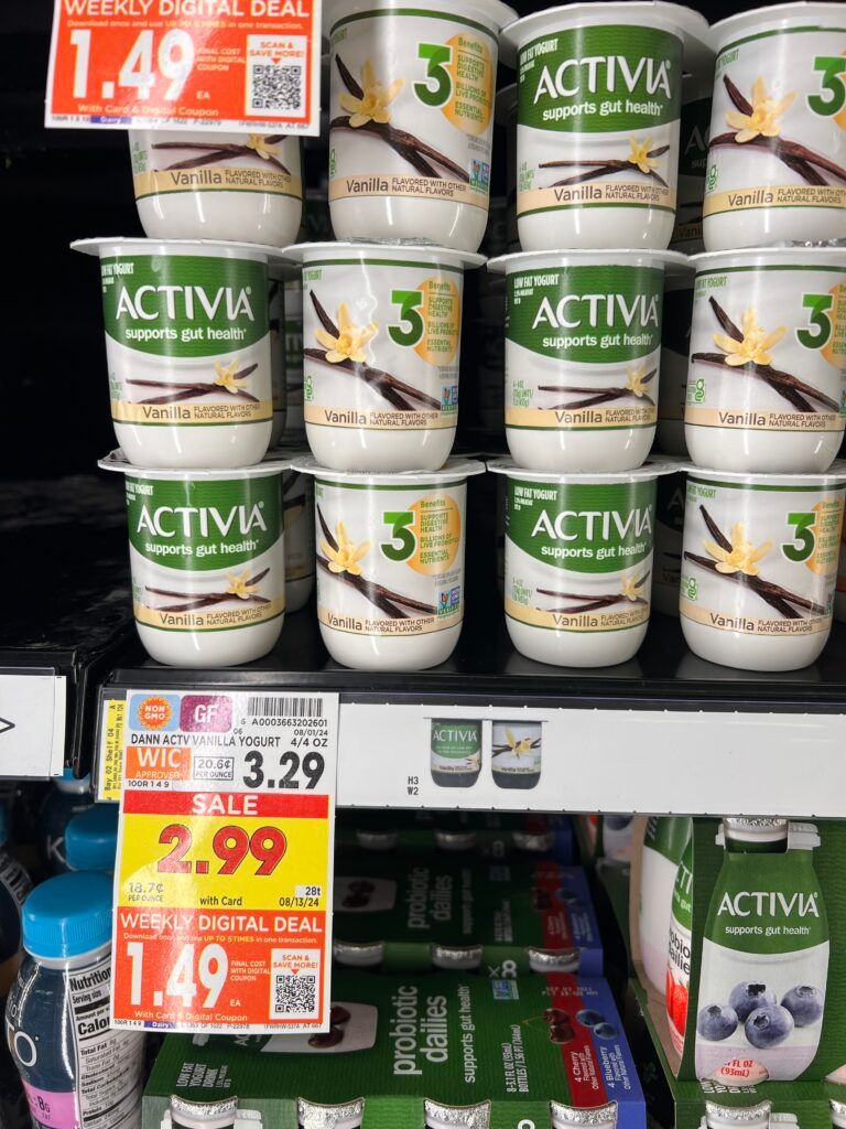 activia, danimals and yocrunch kroger shelf image (1)