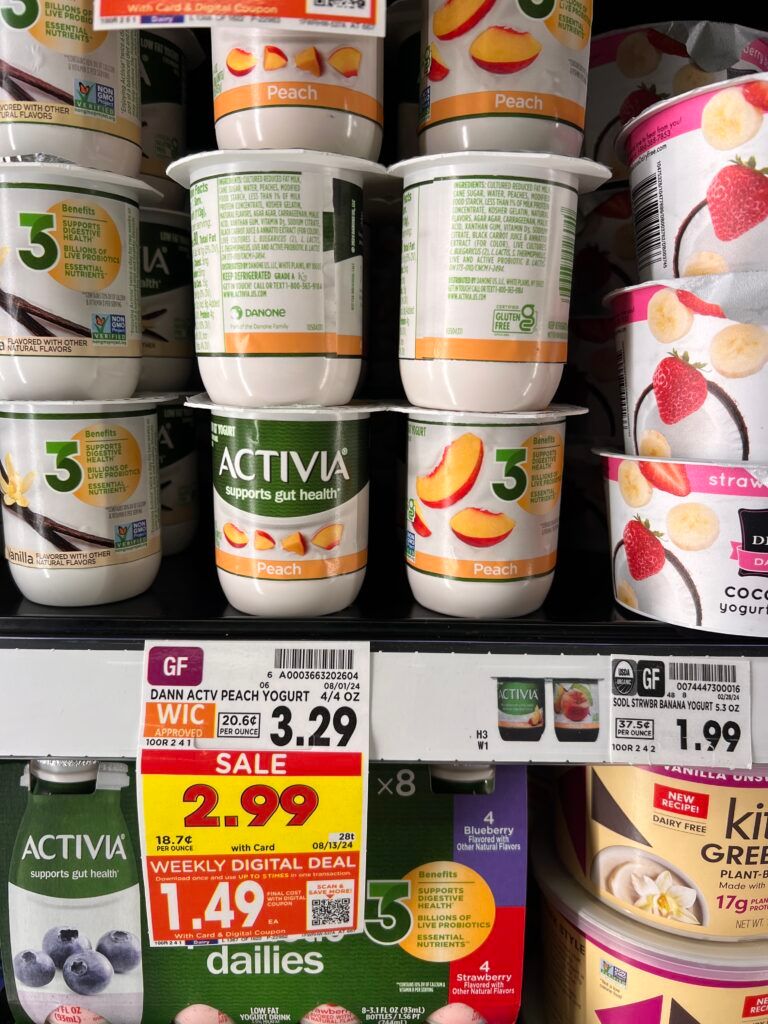 activia, danimals and yocrunch kroger shelf image (1)