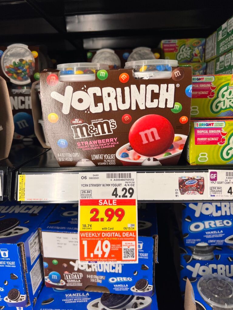 activia, danimals and yocrunch kroger shelf image (1)