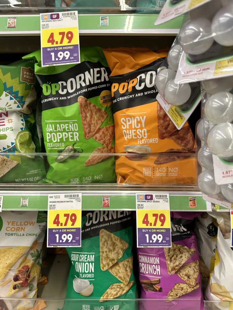 popcorners kroger shelf image