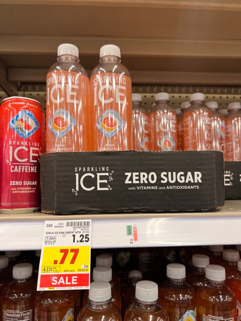 body armor, sparkling ice and powerade kroger shelf image (1)