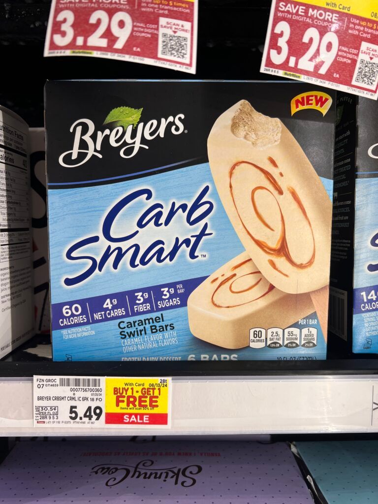 breyers carb smart bar kroger shelf image (1)