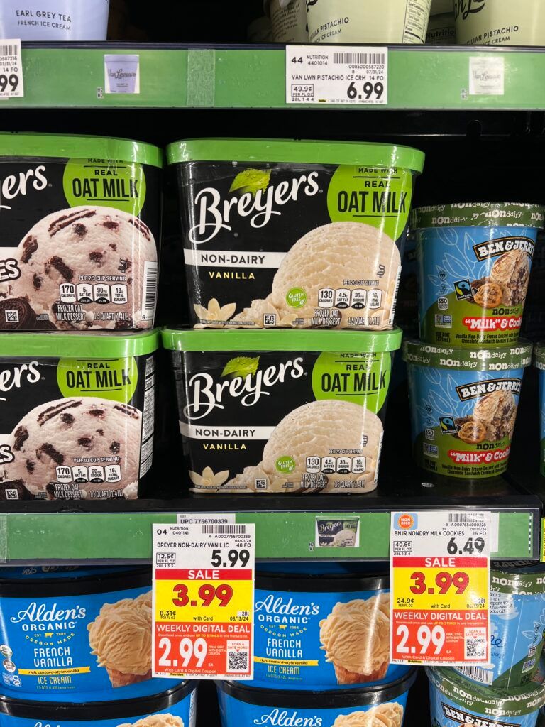 breyers ice cream, ben and jerrys kroger shelf image (48)