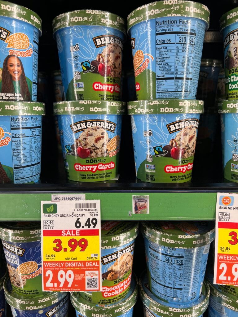 breyers ice cream, ben and jerrys kroger shelf image (48)