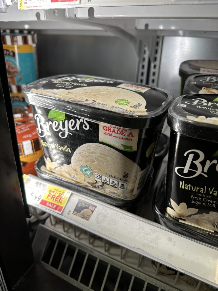 breyers ice cream kroger shelf image (1)