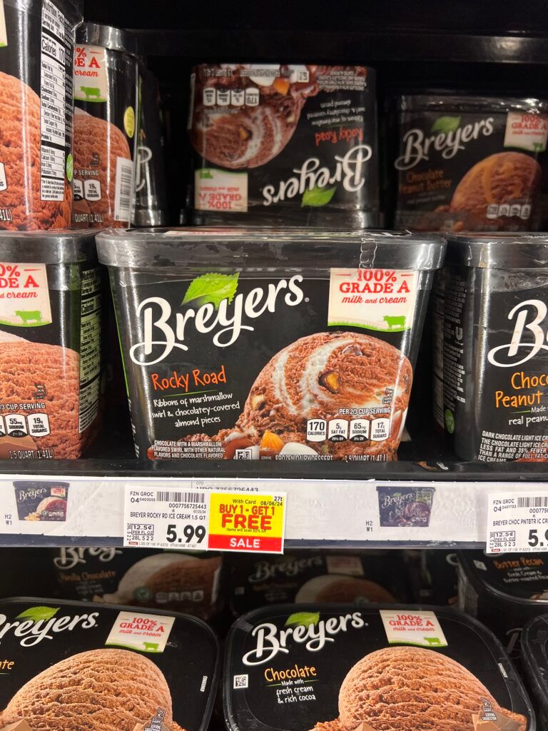 breyers ice cream kroger shelf image (1)