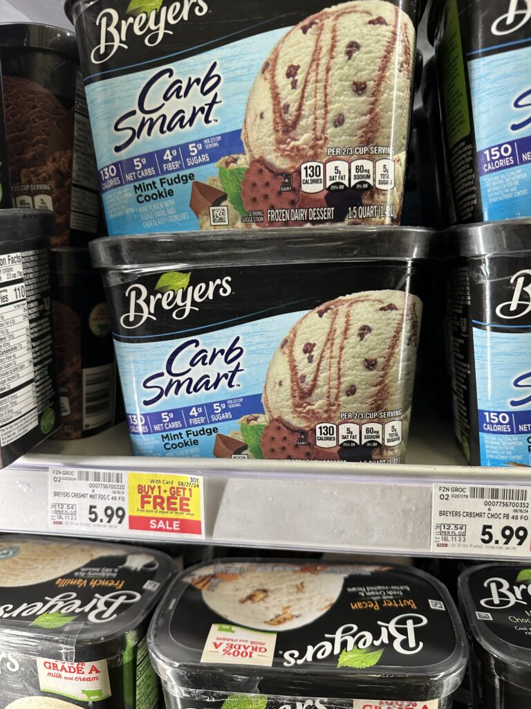 breyers ice cream kroger shelf image (1)