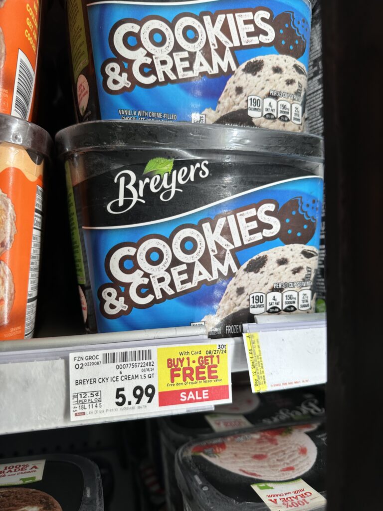 breyers ice cream kroger shelf image (1)