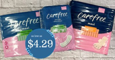 carefree pads kroger krazy 1