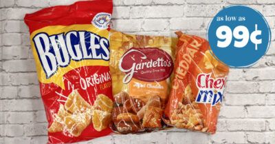 chex mix, gardettos and bugles kroger krazy