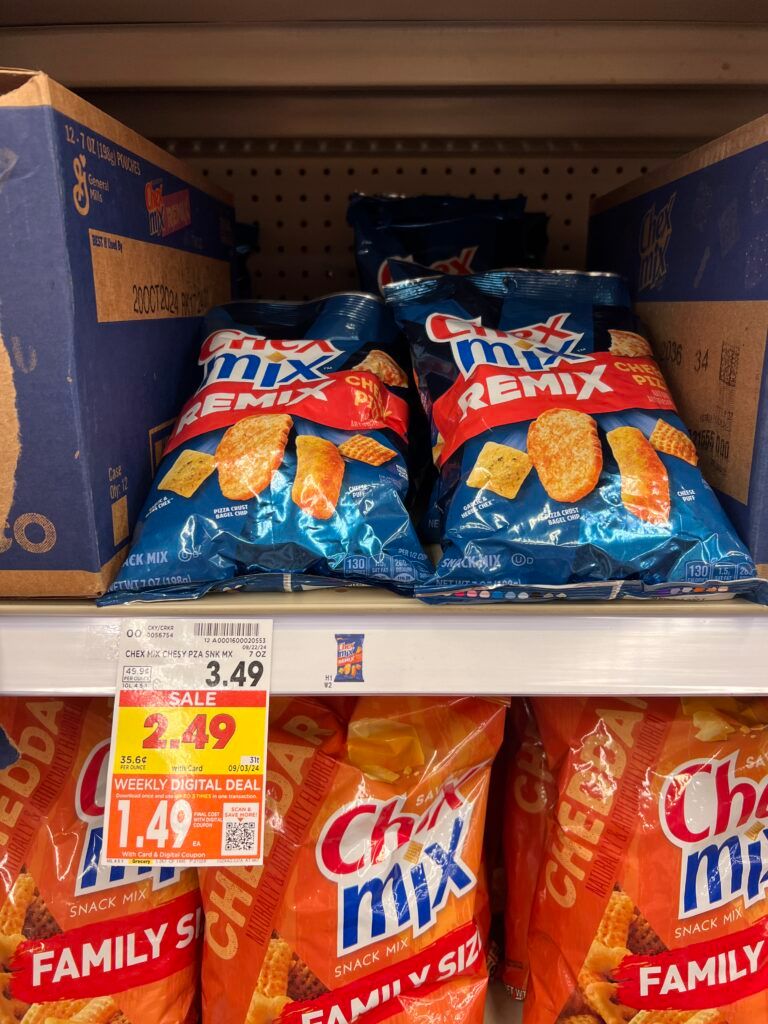 chex mix, gardettos and bugles kroger shelf image (1)