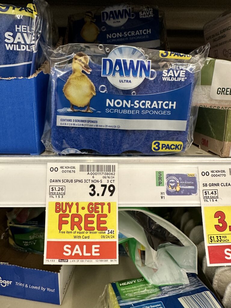 dawn sponges kroger shelf image (1)