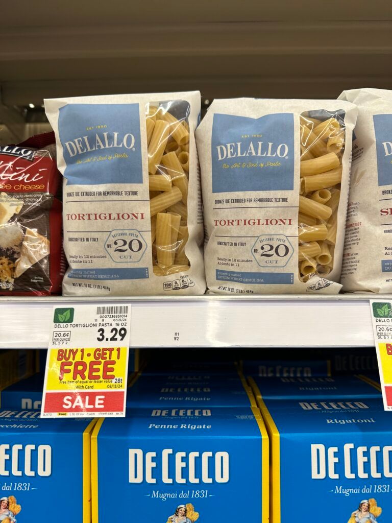 delallo pasta kroger shelf image (1)