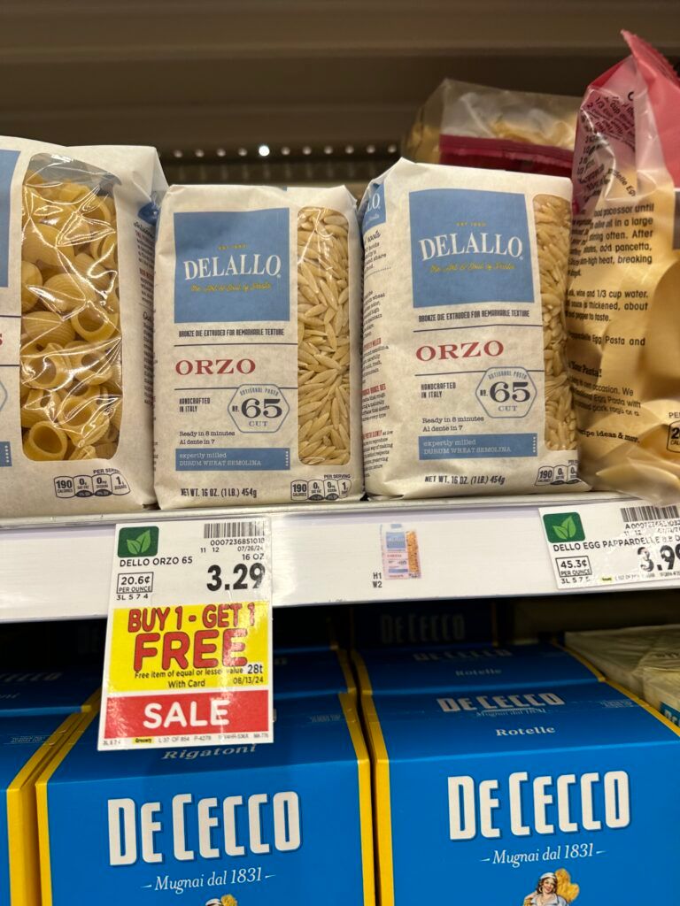 delallo pasta kroger shelf image (1)