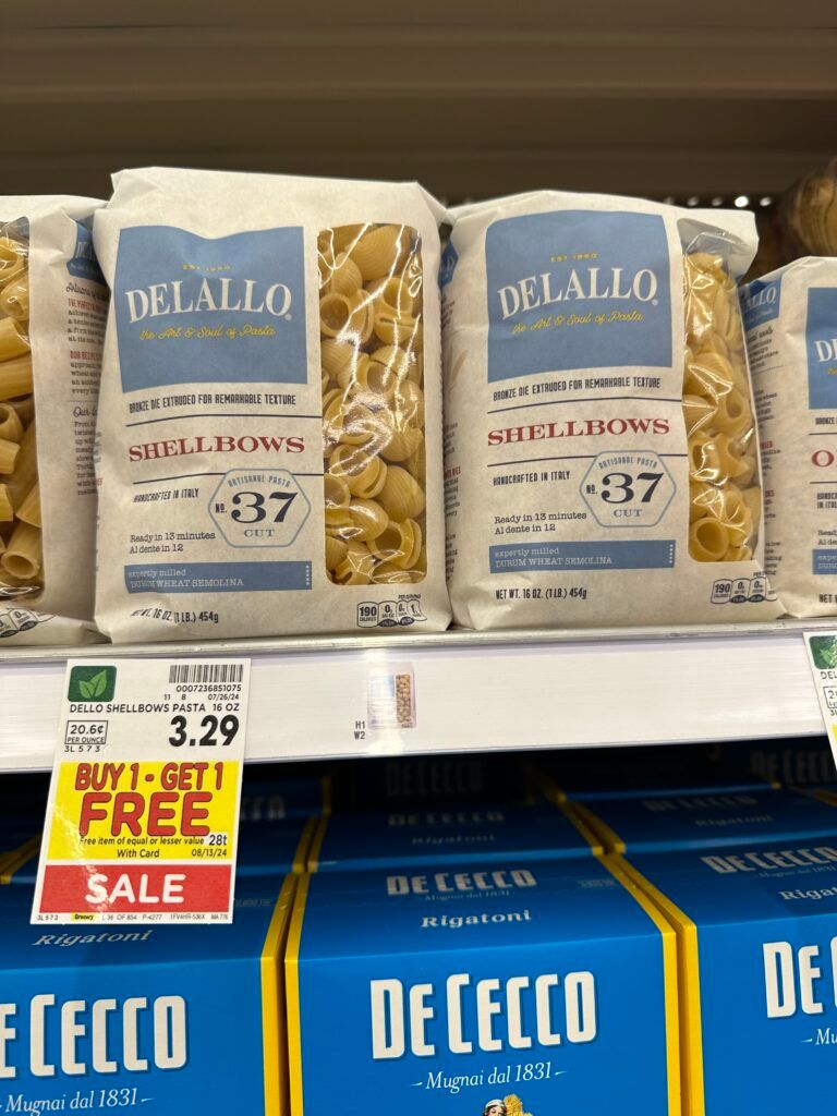 delallo pasta kroger shelf image (1)