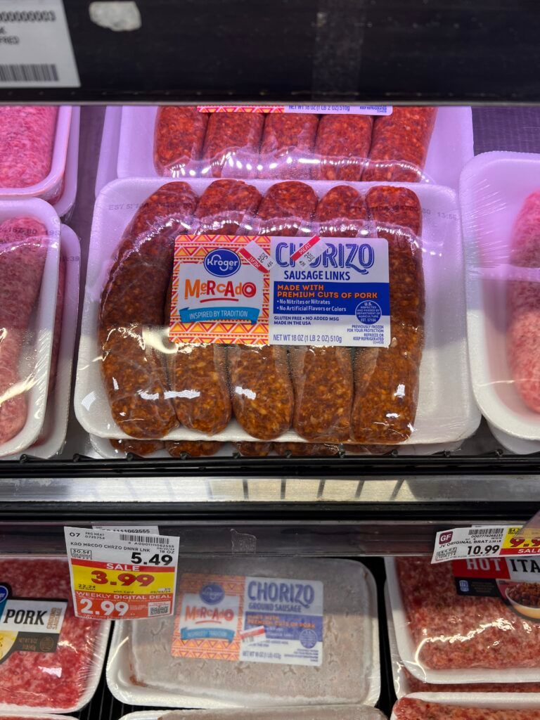 fresh sausage kroger shelf image (1)