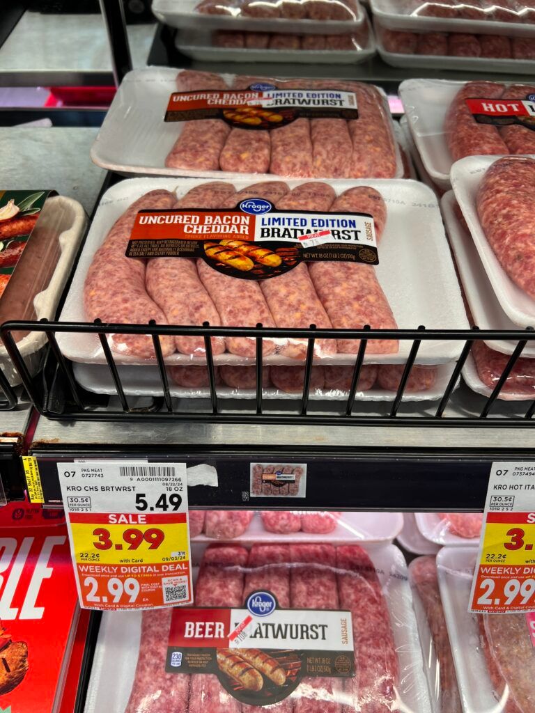 fresh sausage kroger shelf image (1)