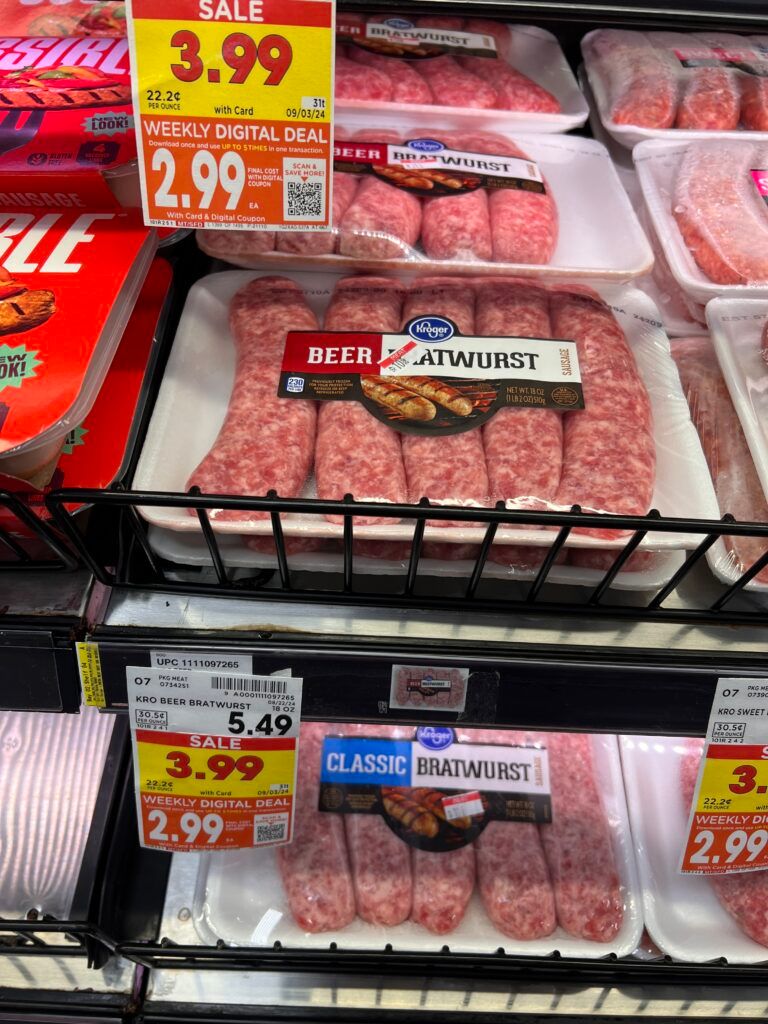 fresh sausage kroger shelf image (1)