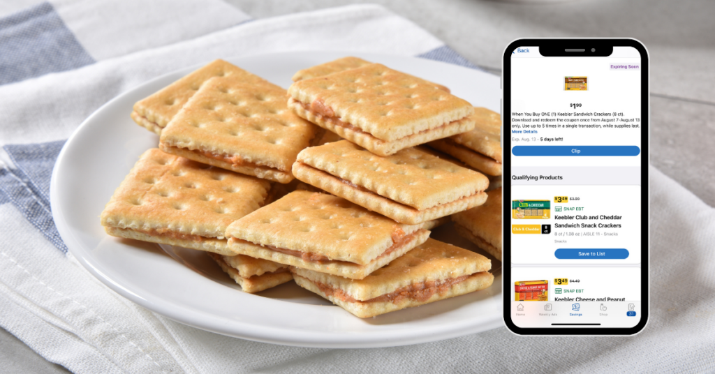 keebler sandwich crackers digital