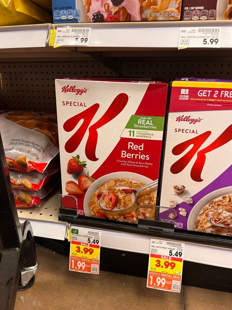 kelloggs cereal kroger shelf image (1)