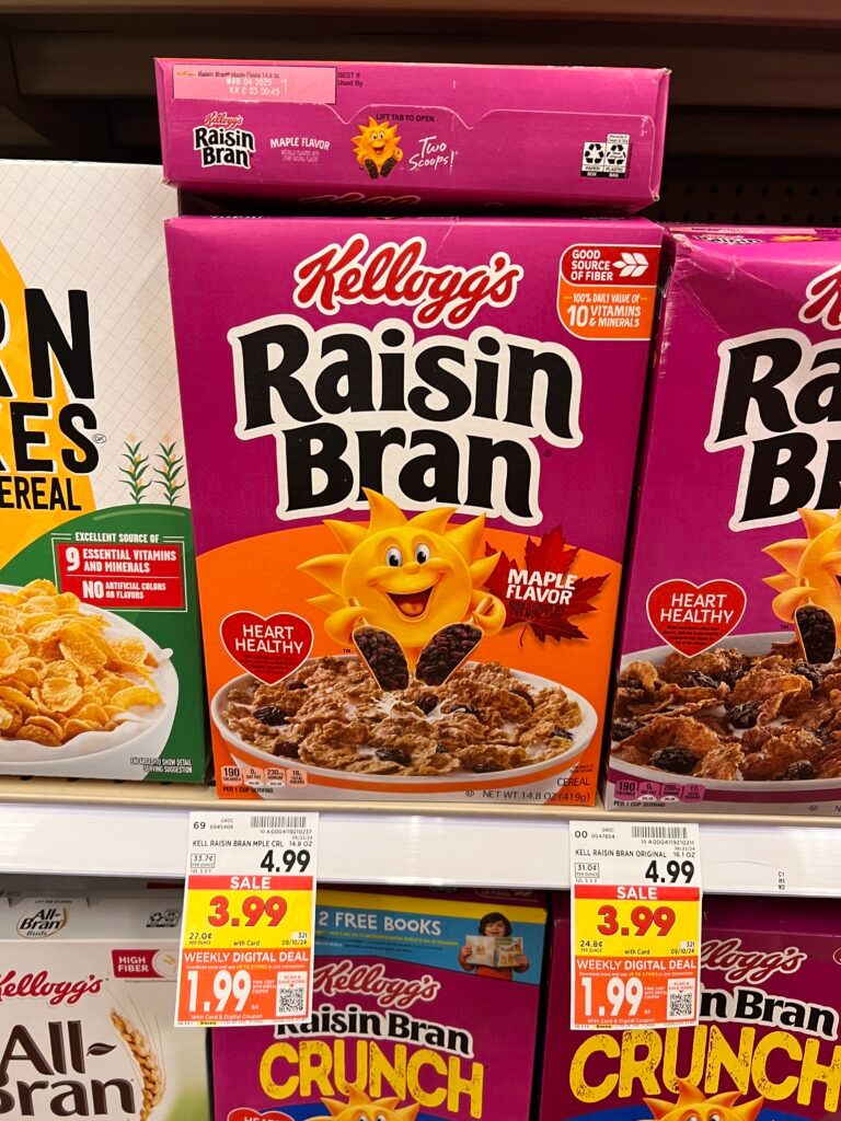 kelloggs cereal kroger shelf image (1)