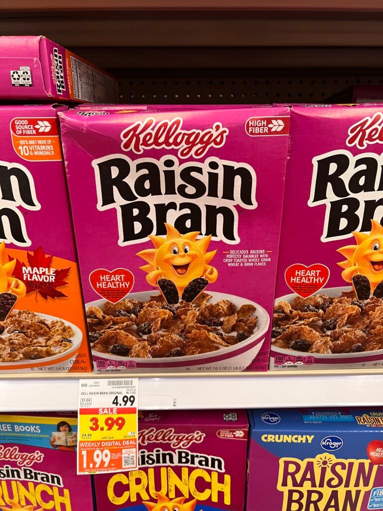 kelloggs cereal kroger shelf image (1)