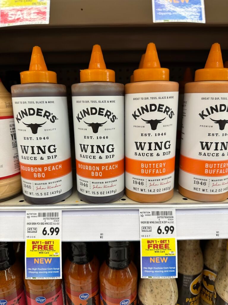 kinders sauce kroger shelf image (1)