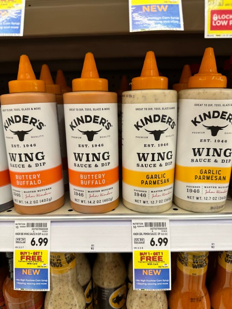 kinders sauce kroger shelf image (1)