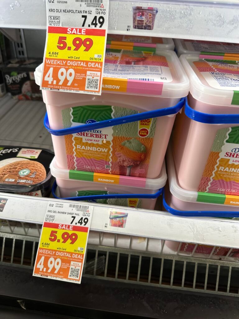 kroger party pail ice cream shelf image (1)