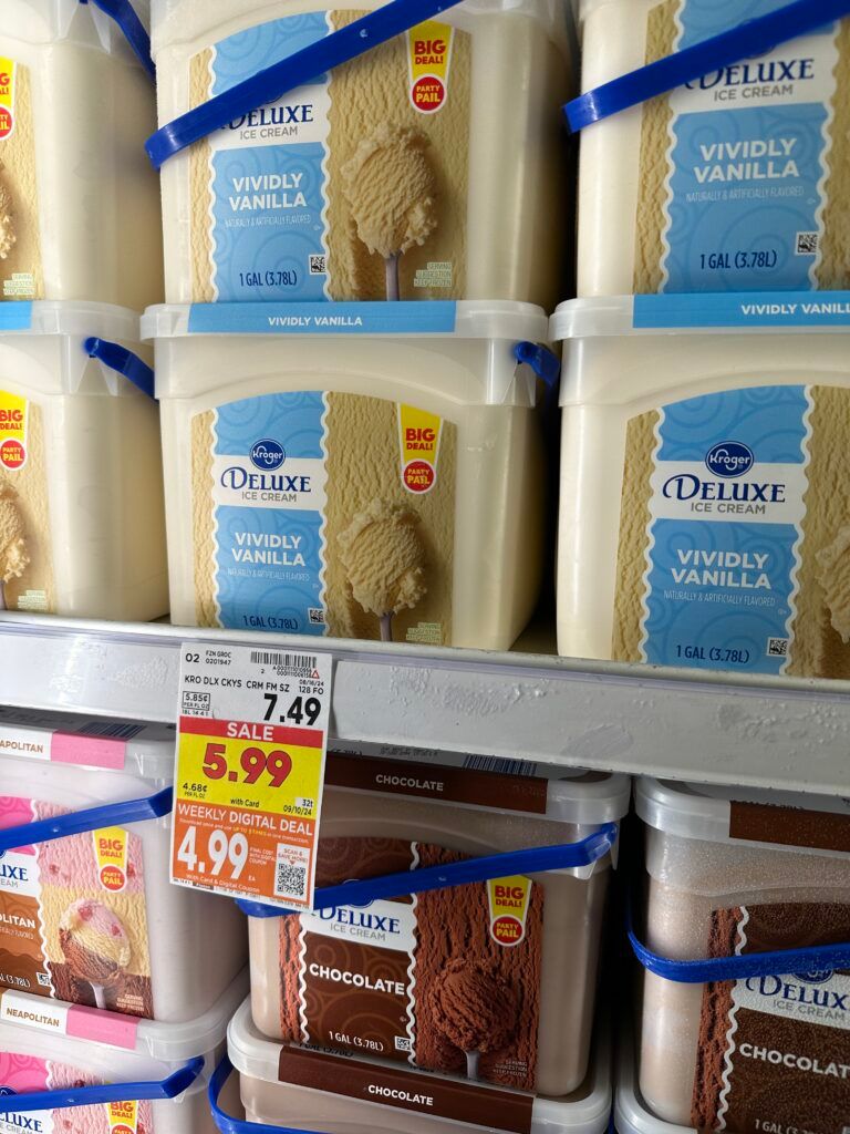 kroger party pail ice cream shelf image (1)