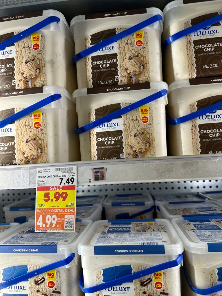 kroger party pail ice cream shelf image (1)