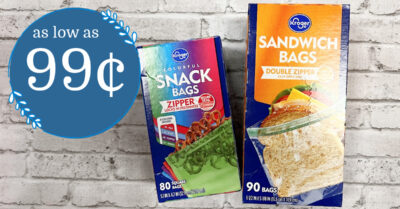 kroger snack and sandwich bags Kroger Krazy 1