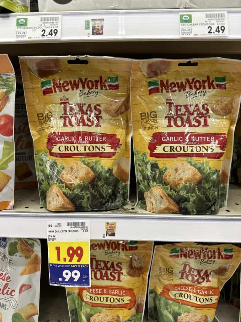 new york bakery croutons kroger shelf image (2)