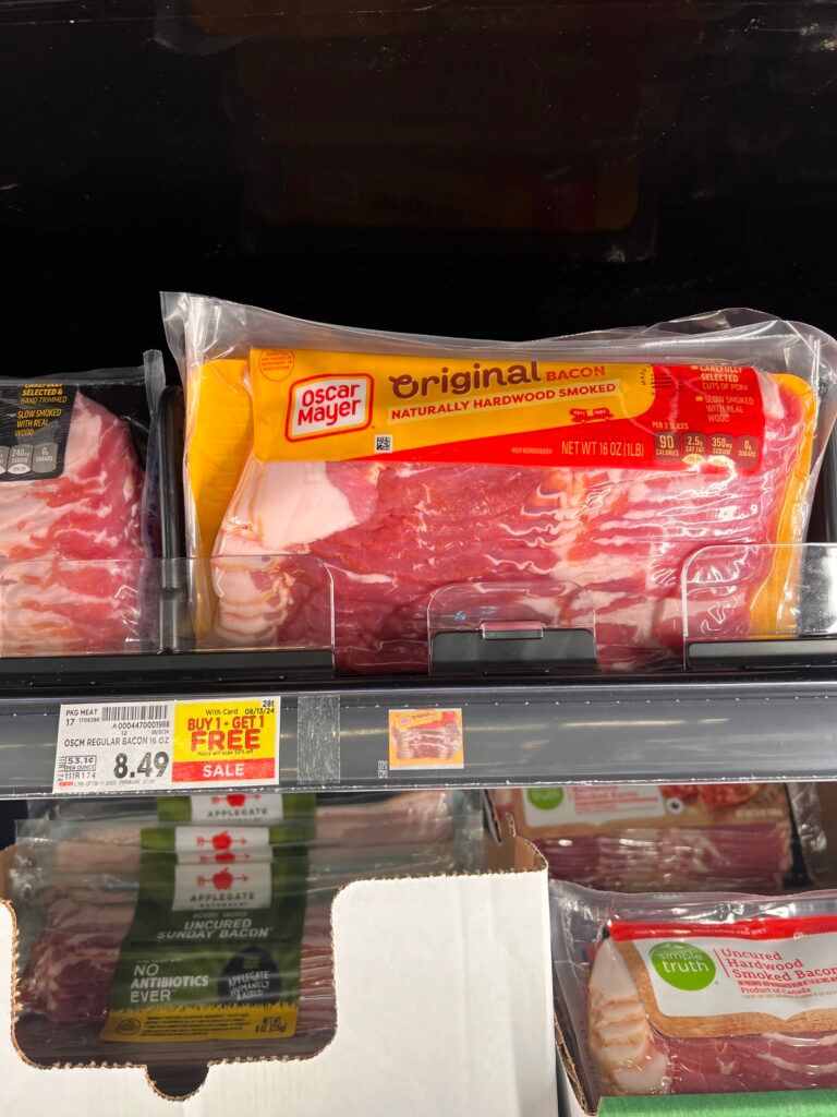 oscar mayer bacon kroger shelf image (1)