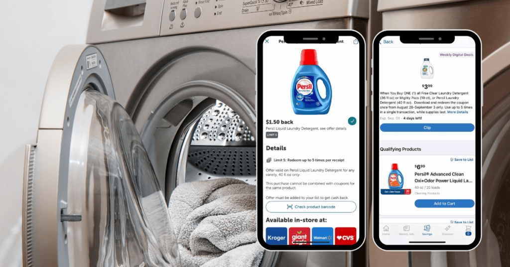 persil proclean ibotta and digital coupon kroger