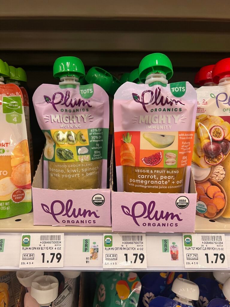 plums organics pouches kroger shelf image (1)