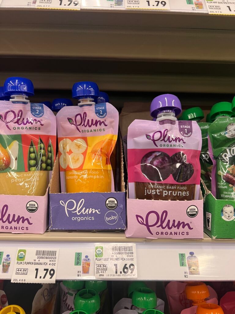 plums organics pouches kroger shelf image (1)