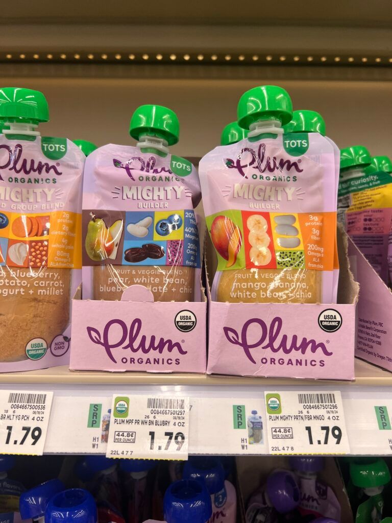 plums organics pouches kroger shelf image (1)