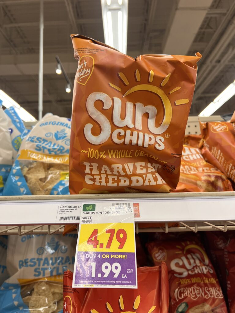 ruffles, doritos, fritos, sunchips kroger shelf image (1)