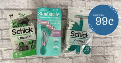 schick and skintimate razors kroger krazy