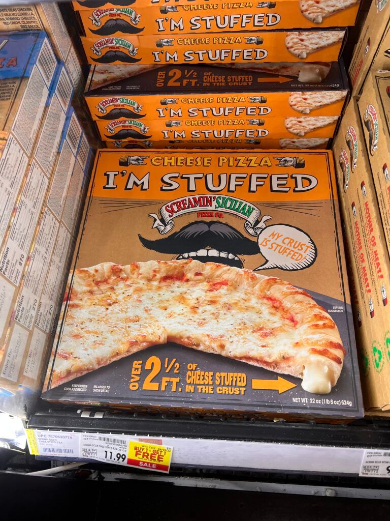 screamin sicilian pizza kroger shelf image (1)