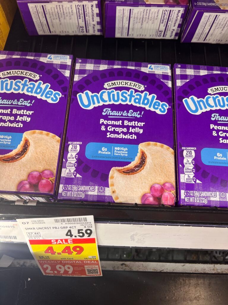 smuckers uncrustables kroger shelf image (1)