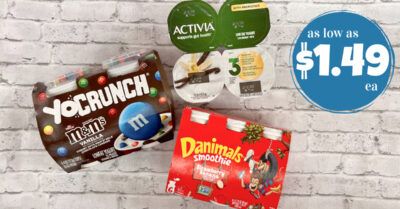 yocrunch, danimals and activia kroger krazy