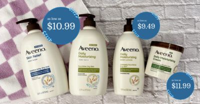 Aveeno Body Lotions, Body Washes and Creams Kroger Krazy