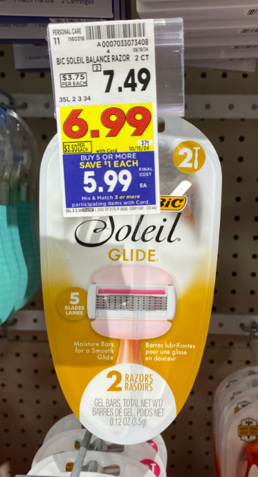 Bic Soleil Kroger Shelf Image