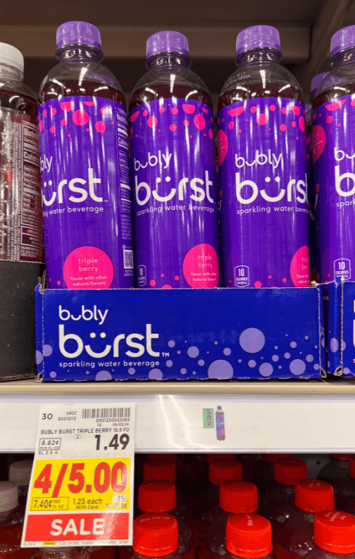 Bubly Burst Kroger Shelf Image