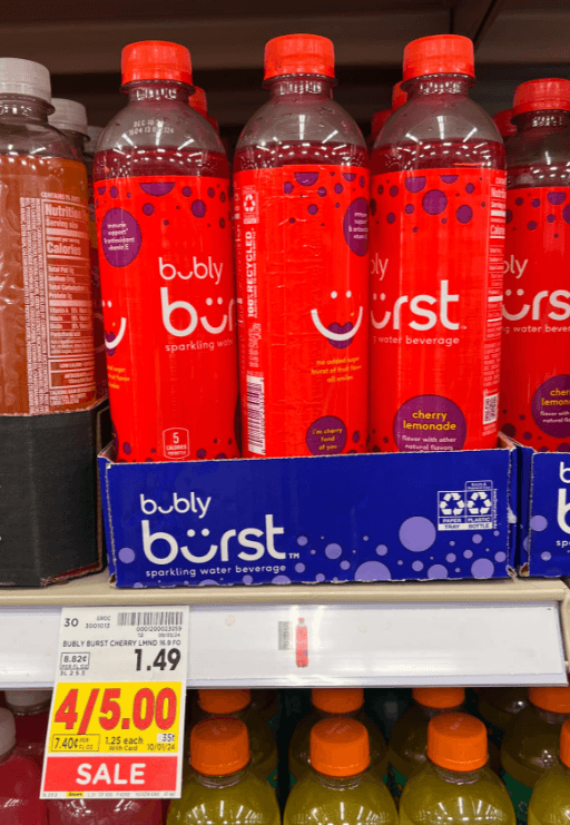 Bubly Burst Kroger Shelf Image